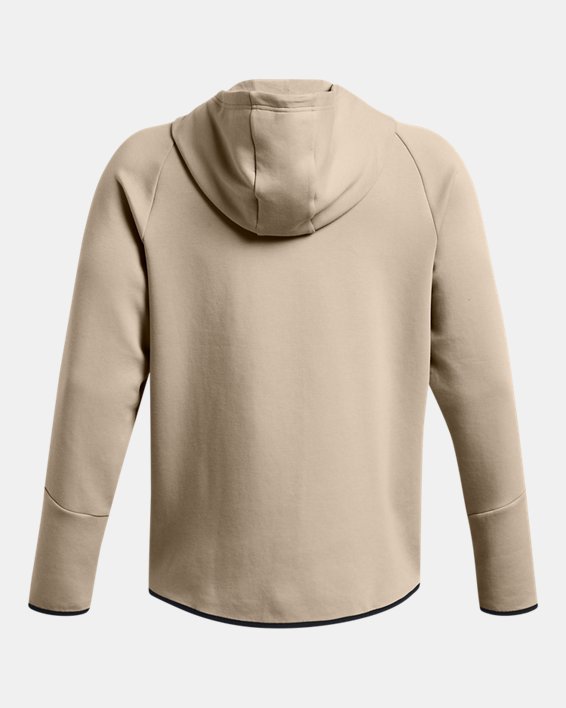 Men's UA Unstoppable Fleece Full-Zip in Brown image number 5